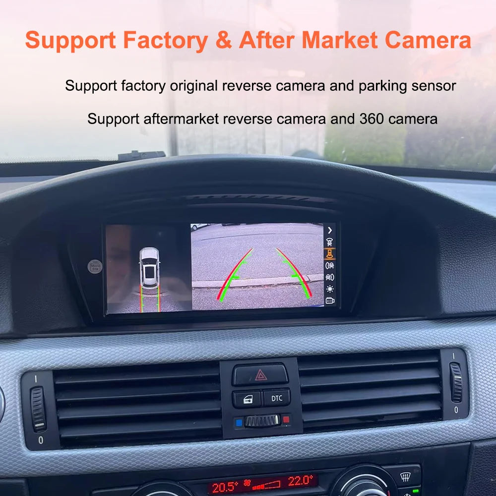 8.8“ Wireless Carplay Android Auto For BMW 3 Series E90 E91 E92 E93 CCC CIC System 2005-2012