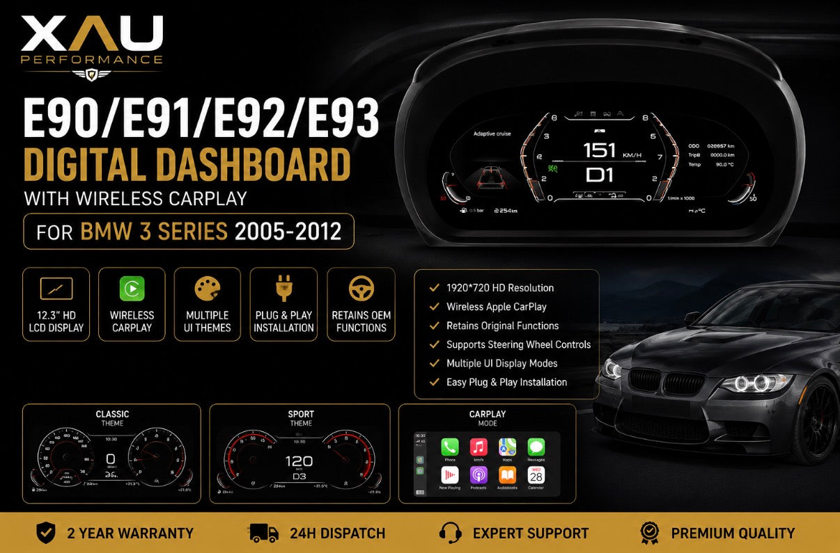 Digital Dash/Virtual Cockpit For BMW 3 Series E90 E91 E92