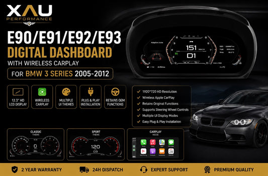 Digital Dash/Virtual Cockpit For BMW 3 Series E90 E91 E92