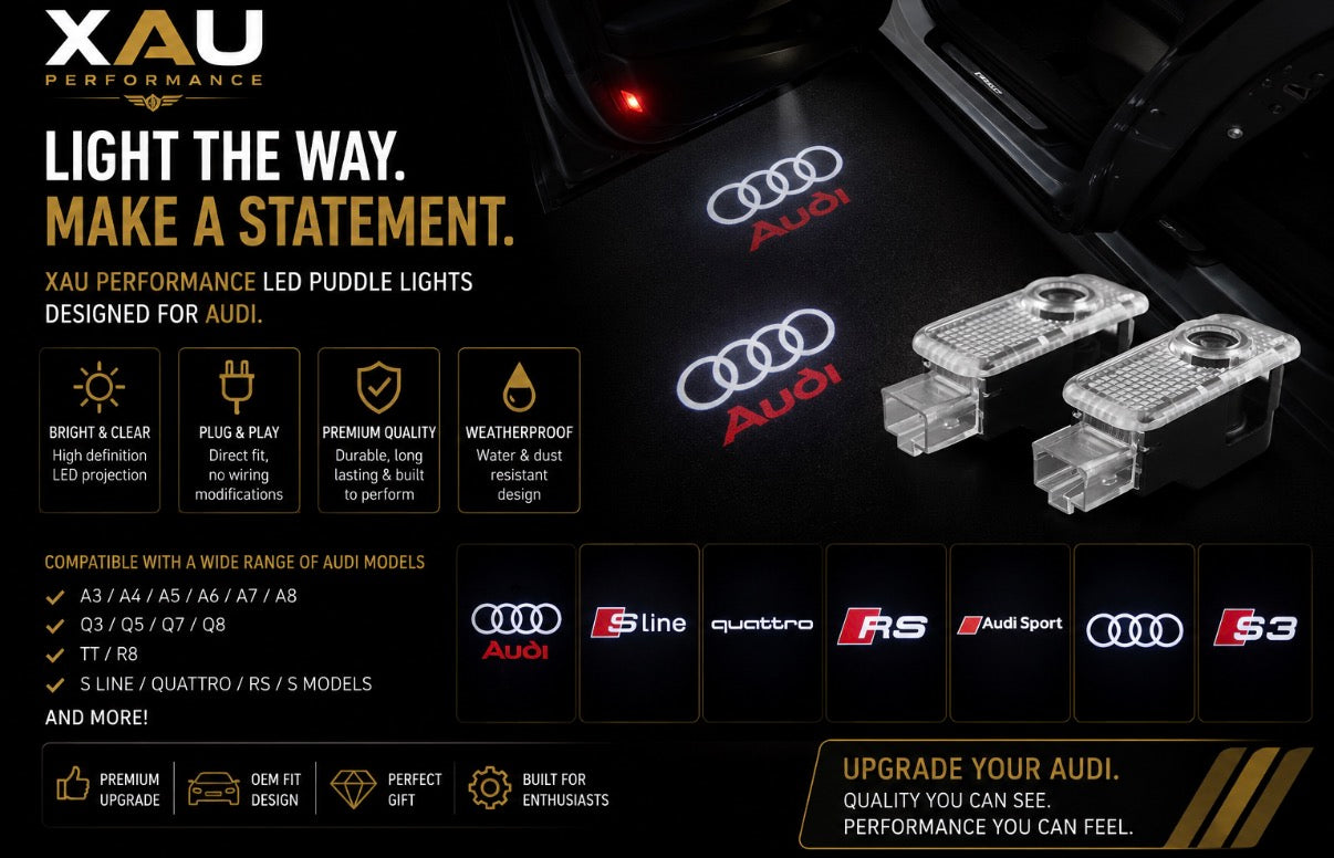 Audi Car Door Led Projector Lamps x4