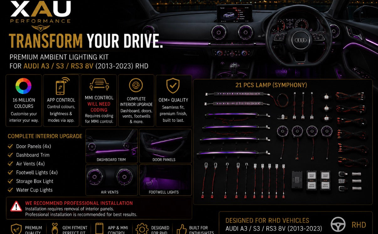 Audi 8V 2013-2020 Ambient Lighting KIT