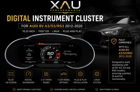 Digital Instrument Cluster For Audi 8V 2012-2020 (CARPLAY)