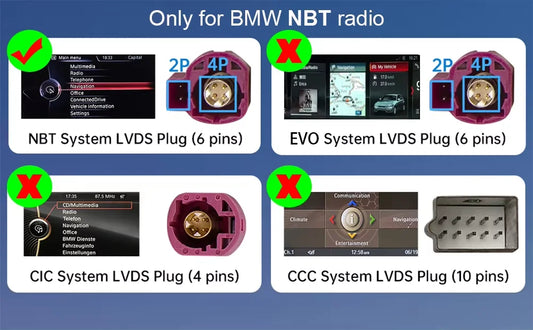 NBT Wireless CarPlay Android Auto MMI Box Module For BMW F30 F31 F32 F33 F34 F36