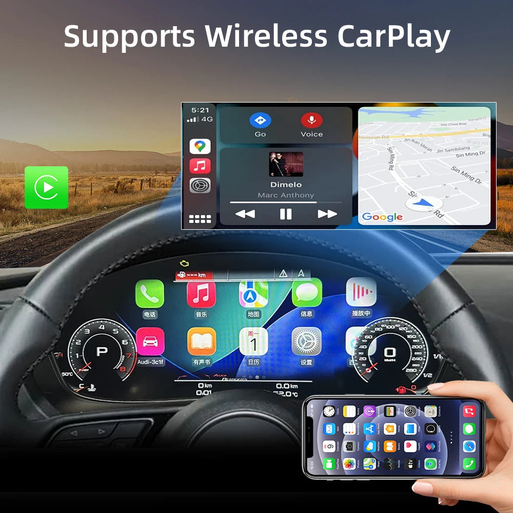 Digital Instrument Cluster For Audi 8V 2012-2020 (CARPLAY)