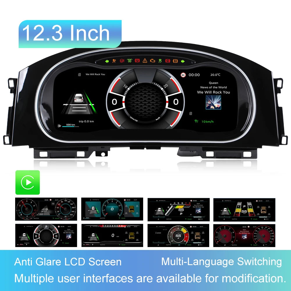VW Golf MK7 2014-2020 Digital Dashboard (CARPLAY)